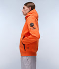 Melville Shelljacke aus Monomaterial Orange - 3