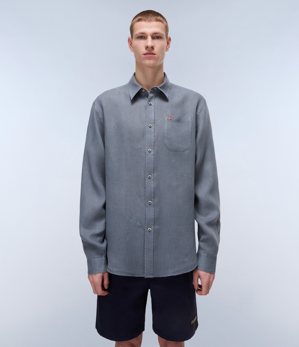 Camicia a Maniche Lunghe Linen  - 2
