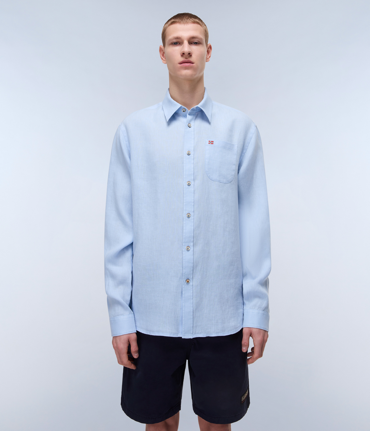 Langarmhemd Linen  - 2