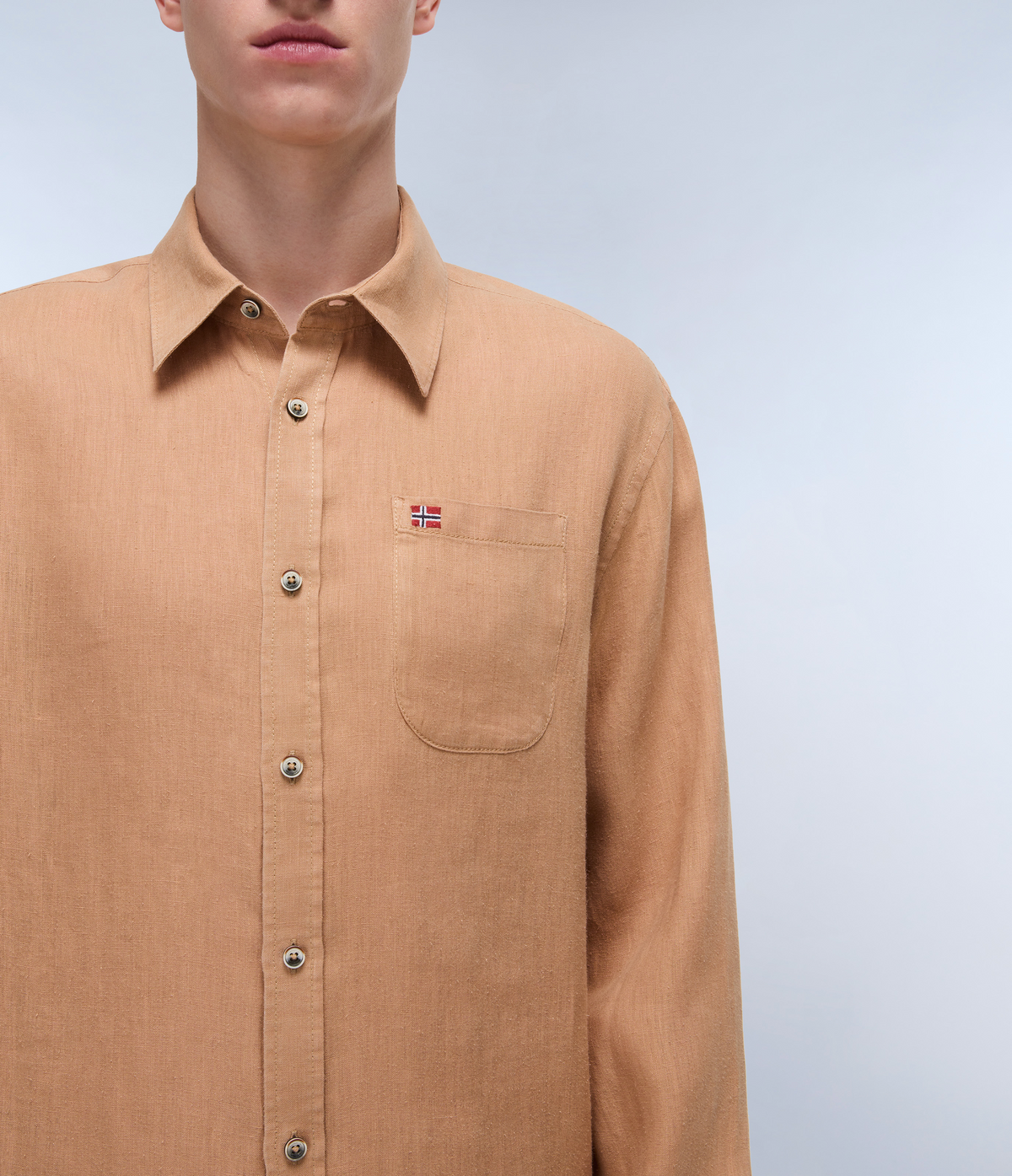 Langarmhemd Linen  - 5