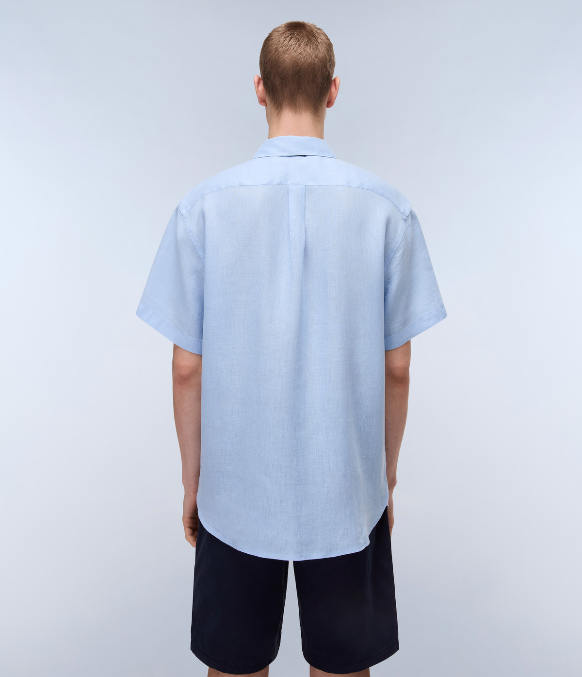 Camicia a Maniche Corte Linen  - 3