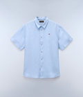 Camicia a Maniche Corte Linen  - 1