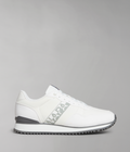 Faux Leather Cosmos Trainers White - 2