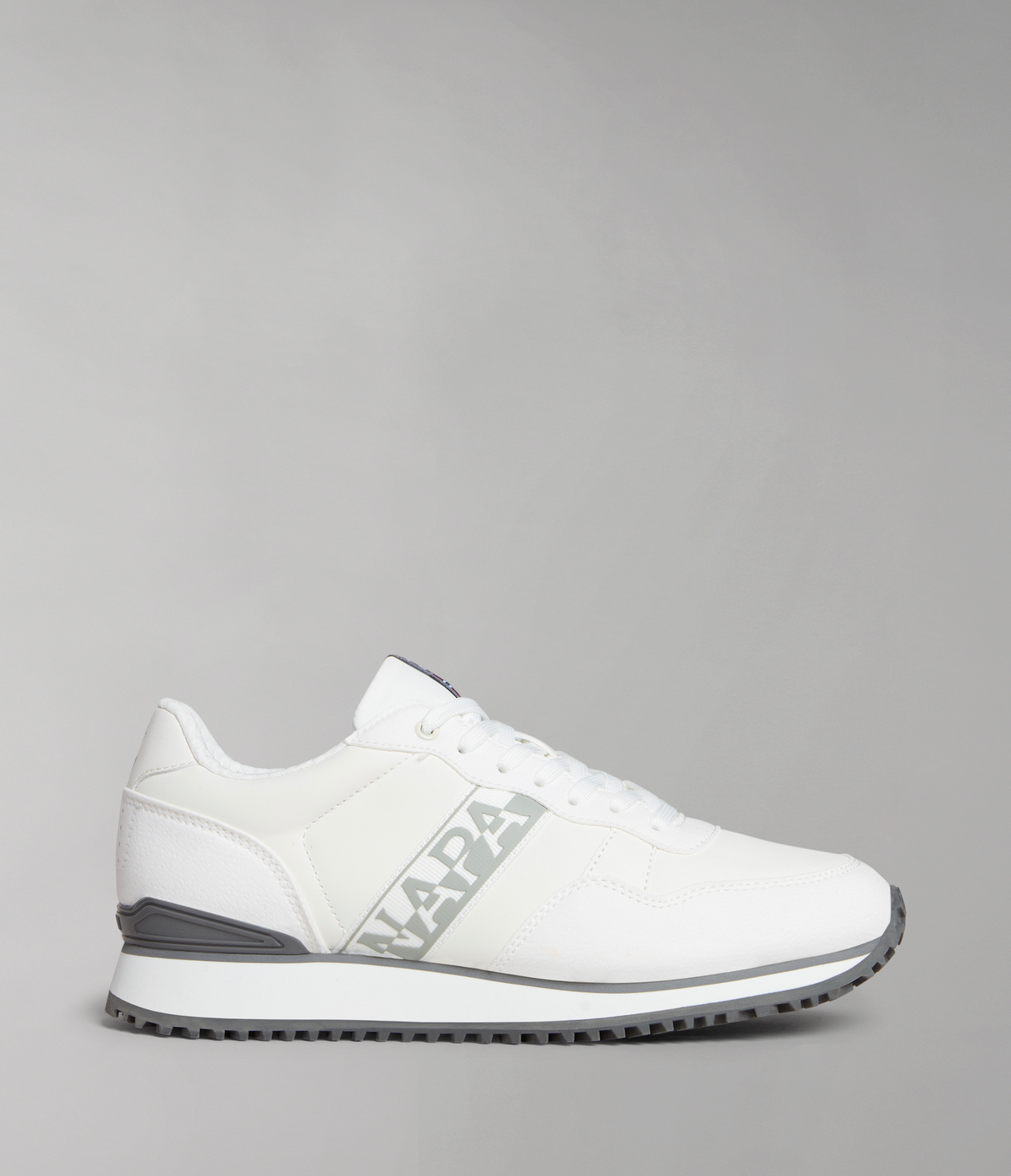 Faux Leather Cosmos Trainers White - 2