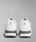 Faux Leather Cosmos Trainers White - 3