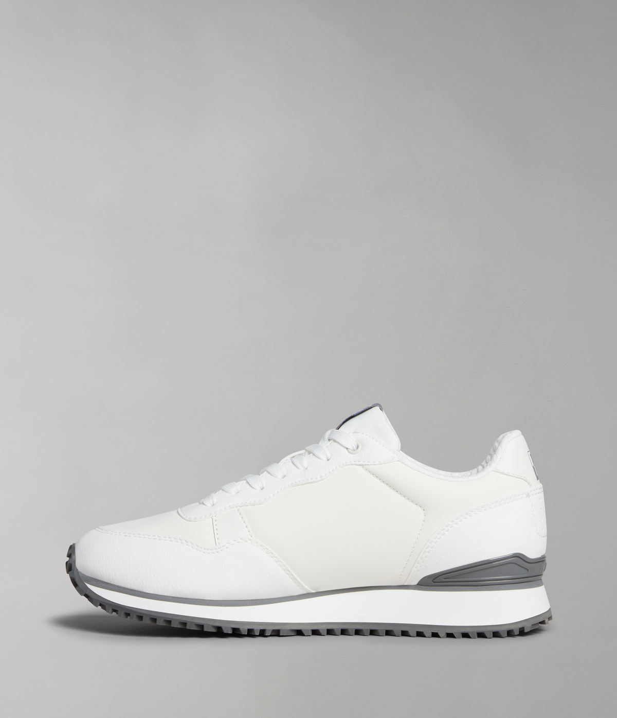 Faux Leather Cosmos Trainers White - 5