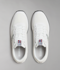 Faux Leather Cosmos Trainers White - 6