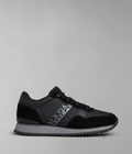 Faux Leather Cosmos Trainers Black - 2