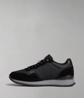 Faux Leather Cosmos Trainers Black - 5