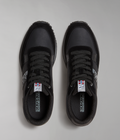 Faux Leather Cosmos Trainers Black - 6