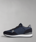 Faux Leather Cosmos Trainers Dark Blue - 5