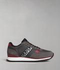 Faux Leather Cosmos Trainers Dark Grey - 2