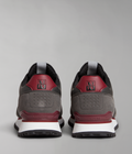 Faux Leather Cosmos Trainers Dark Grey - 3