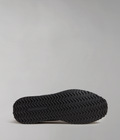 Faux Leather Cosmos Trainers Dark Grey - 4