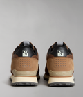 Faux Leather Cosmos Trainers Raindrum Brown - 3