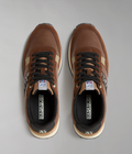Faux Leather Cosmos Trainers Raindrum Brown - 6