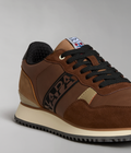Faux Leather Cosmos Trainers Raindrum Brown - 7