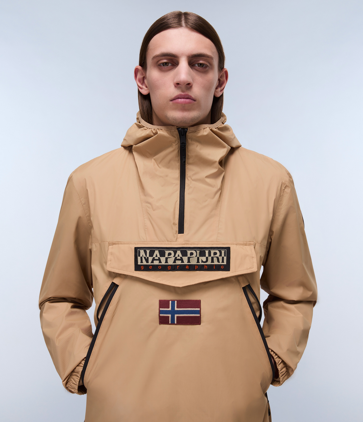 Rainforest Ripstop Anorak Jacket Beige - 2