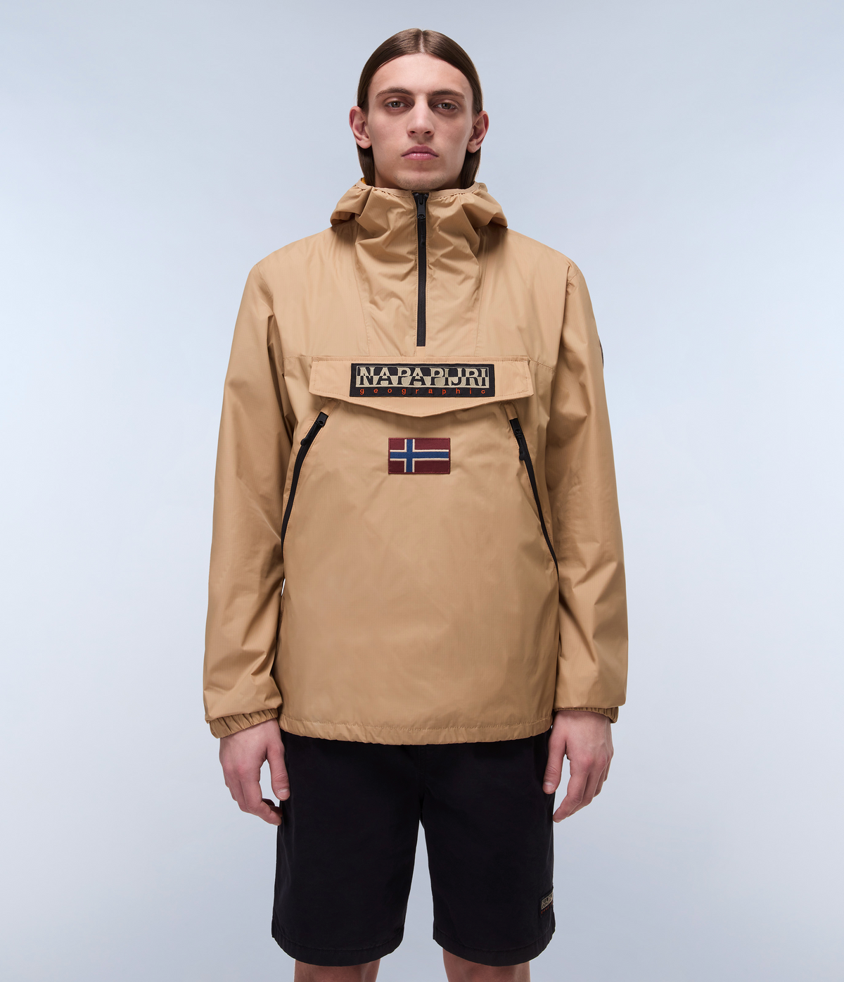 Rainforest Ripstop Anorak Jacket Beige - 3