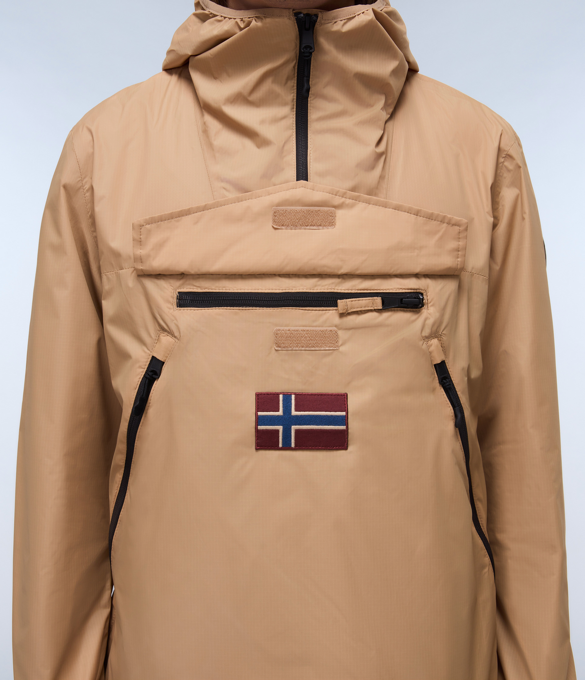 Rainforest Ripstop Anorak Jacket Beige - 7