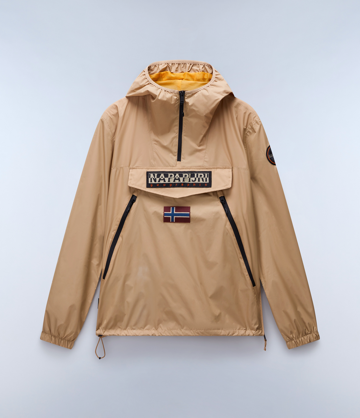 Rainforest Ripstop Anorak Jacket Beige - 1