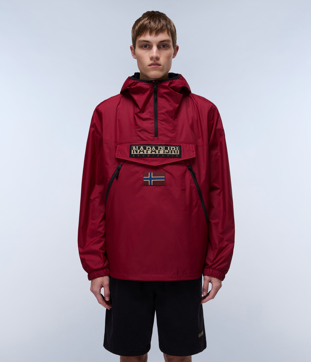 Rainforest Ripstop Anorak Jacket Bordeaux - 3