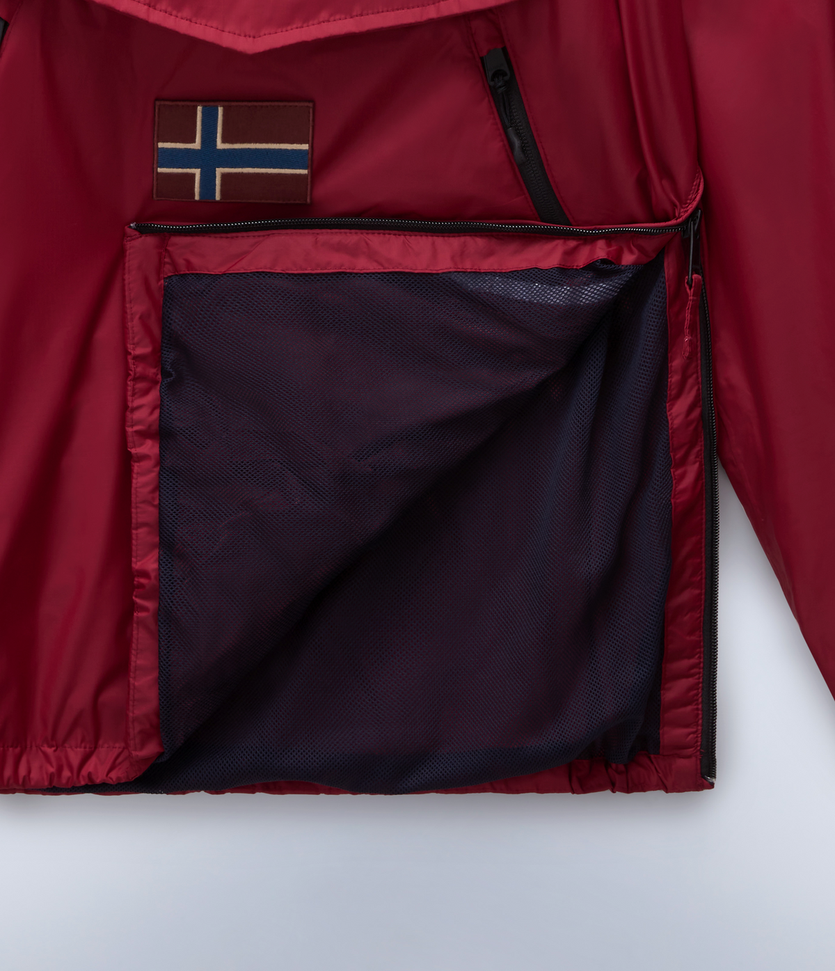 Rainforest Ripstop Anorak Jacket Bordeaux - 9