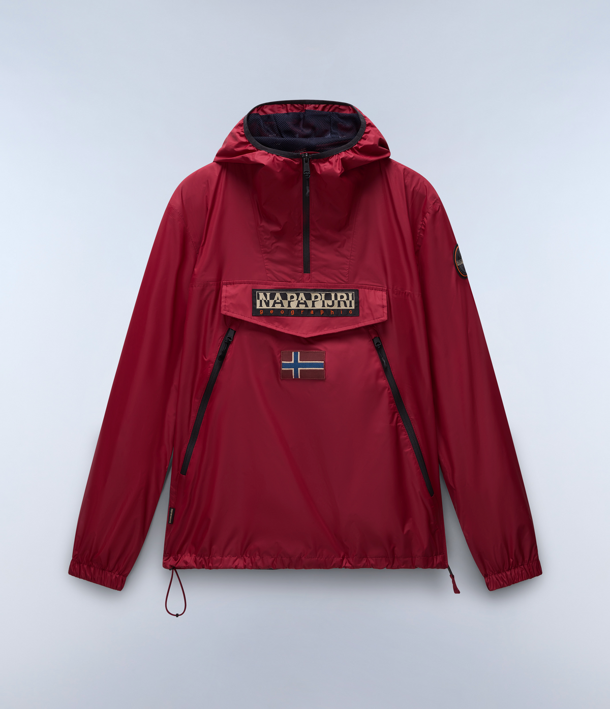 Rainforest Ripstop Anorak Jacket Bordeaux - 1