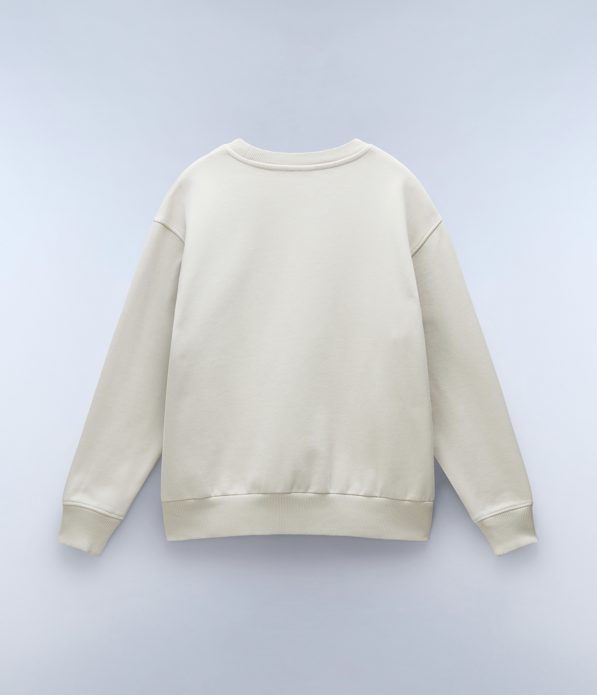 Sudadera Box Logo Beige Plateado - 6