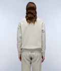 Sudadera Box Logo Beige Plateado - 5