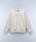 Sudadera Box Logo Beige Plateado - 1