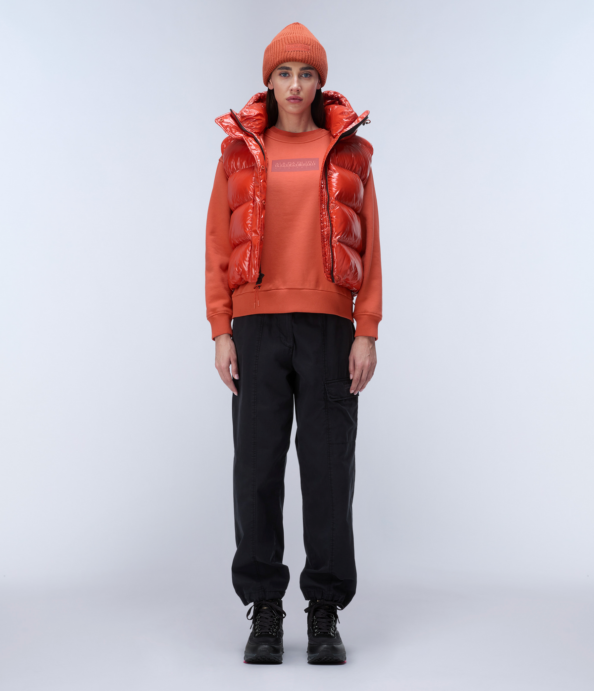Sudadera Box Logo Rojo - 3