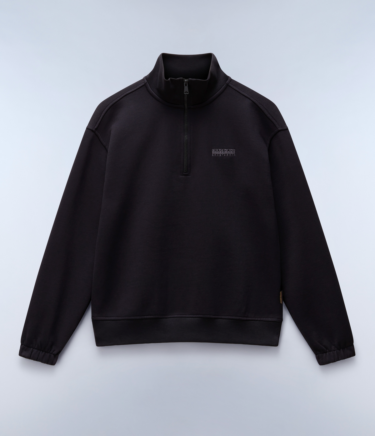 Bise Half-Zip Sweatshirt Black - 1