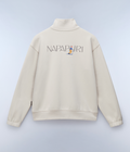 Bise Half-Zip Sweatshirt Beige Silver - 4