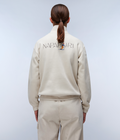 Bise Half-Zip Sweatshirt Beige Silver - 3