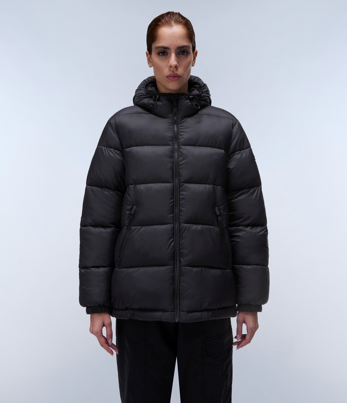 Kapuzenjacke mit Box-Logo  - 3
