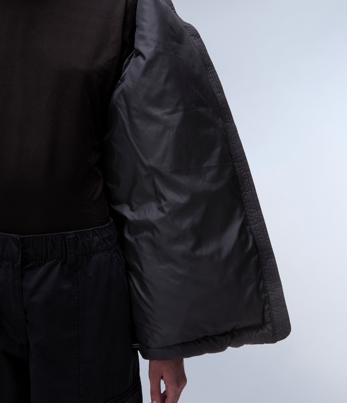 Kapuzenjacke mit Box-Logo  - 7