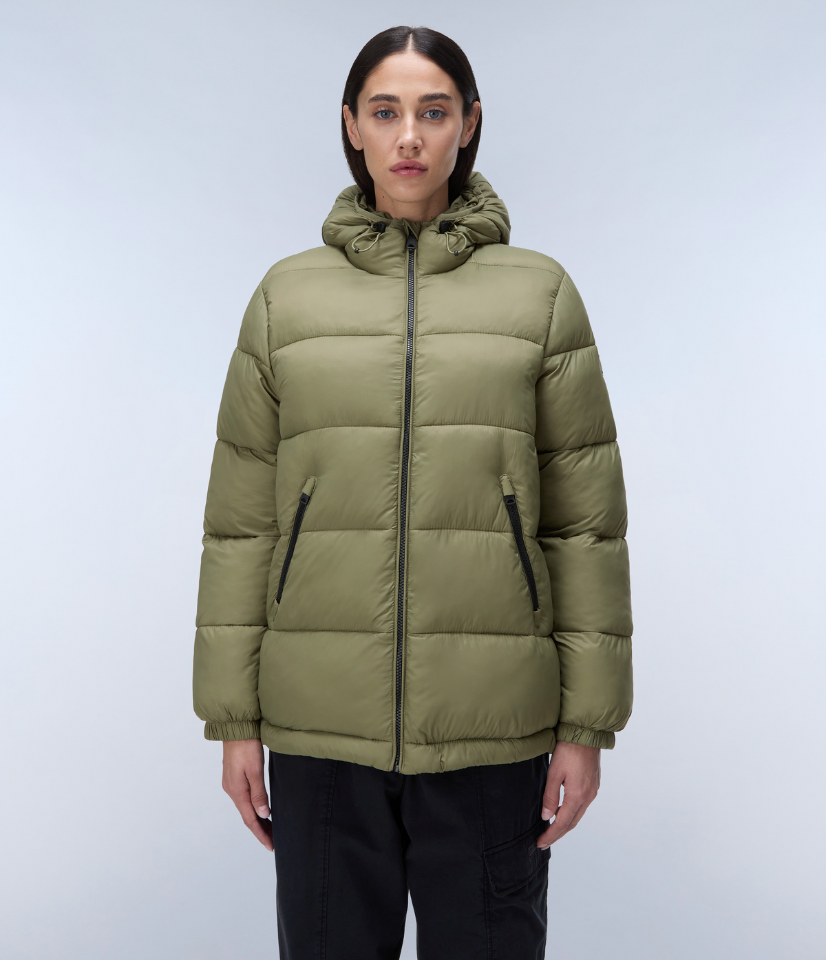 Kapuzenjacke mit Box-Logo  - 3