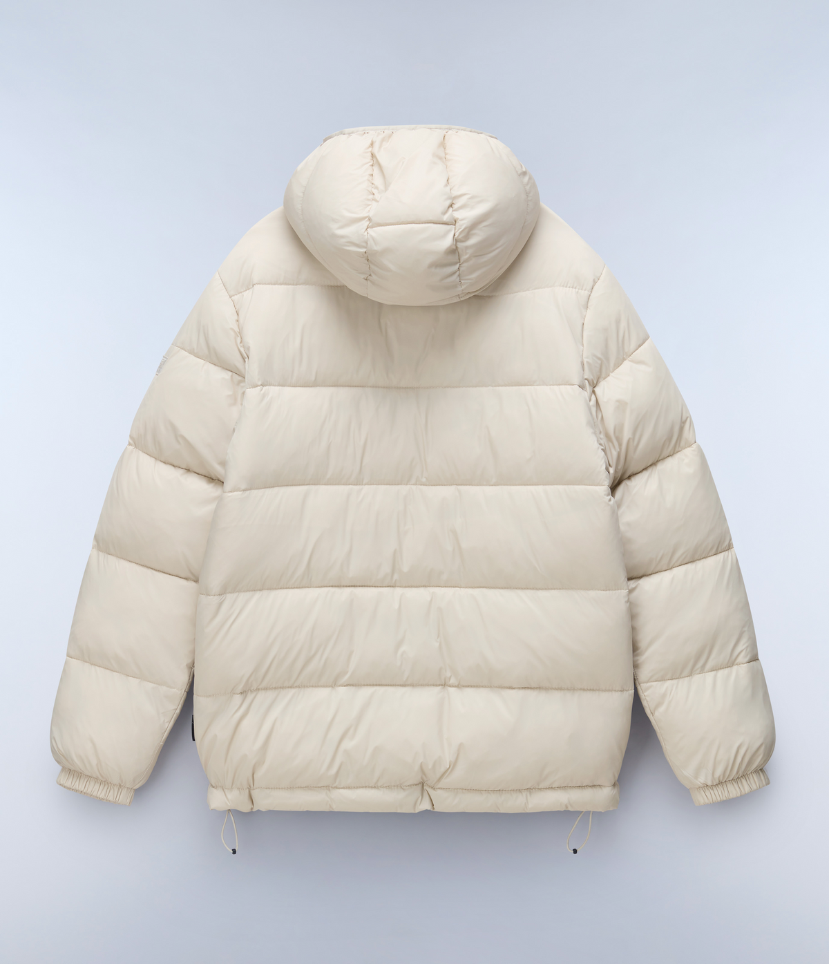 Box Logo Hooded Jacket Beige Silver - 6