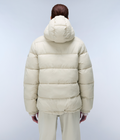 Box Logo Hooded Jacket Beige Silver - 5