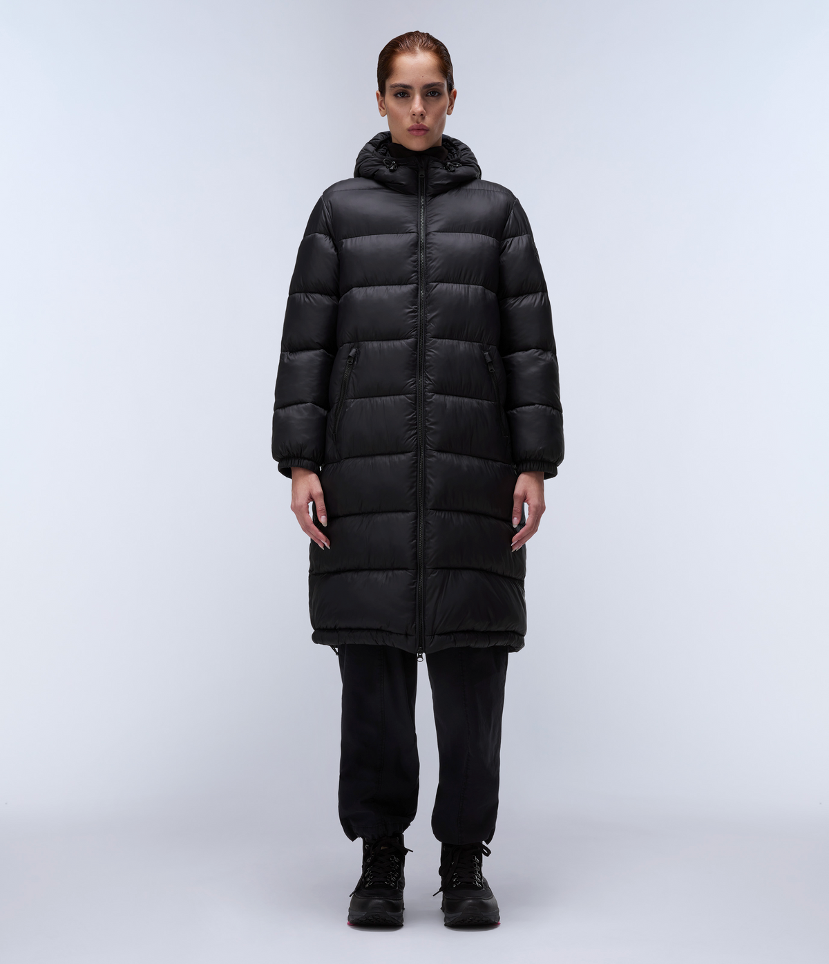 Box Logo Long Jacket Black - 3
