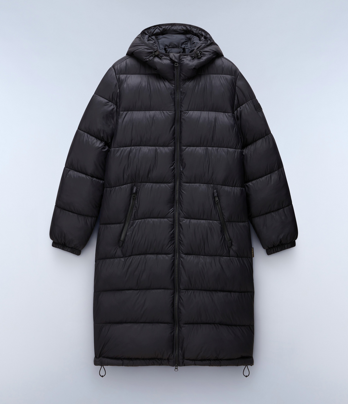 Box Logo Long Jacket Black - 1