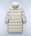 Box Logo Long Jacket Beige Silver - 6
