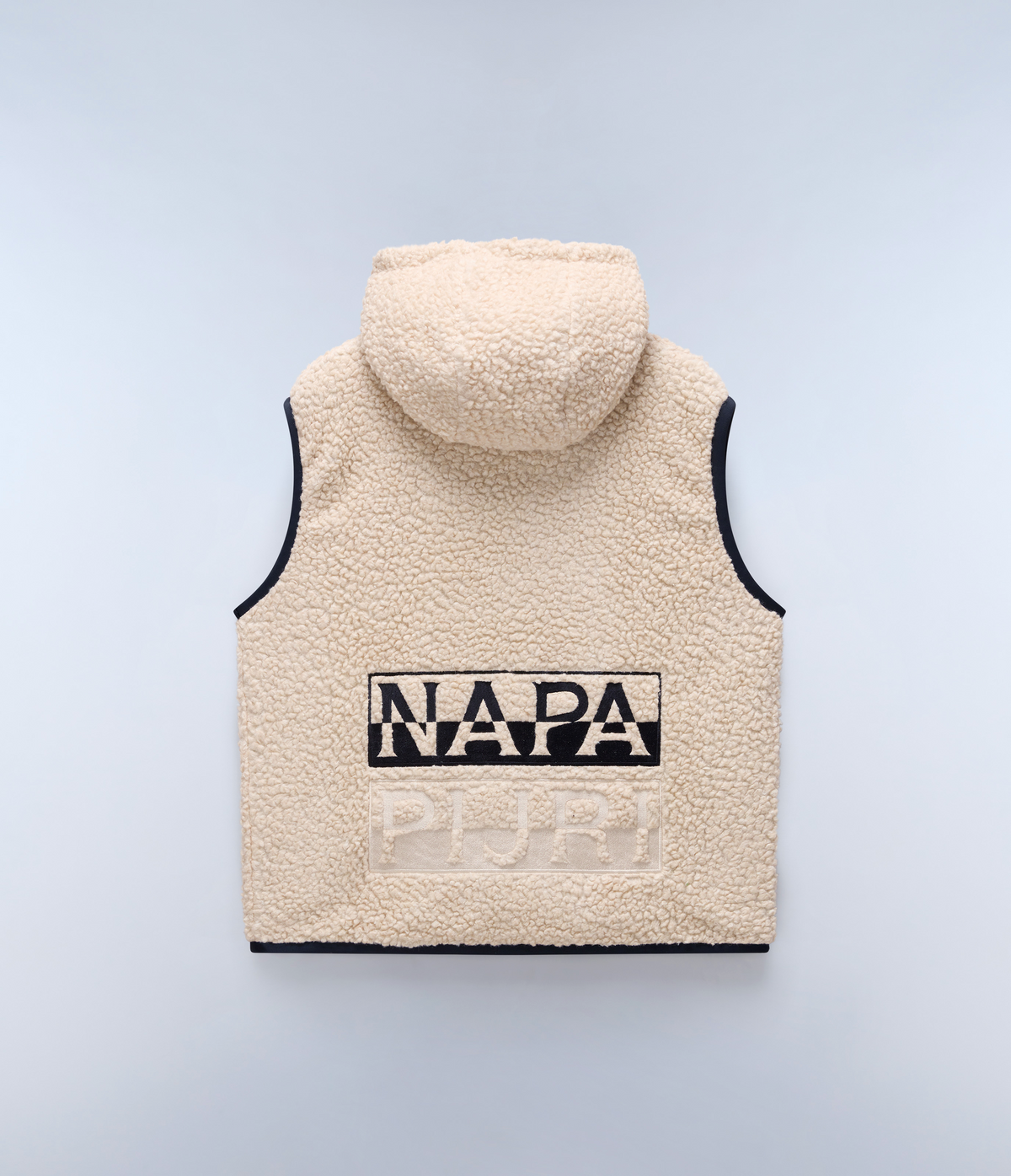 Jaman Fleece Vest Beige - 7