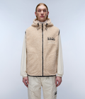 Jaman Fleece Vest Beige - 4