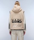 Jaman Fleece Vest Beige - 6