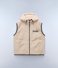Jaman Fleece Vest Beige - 1