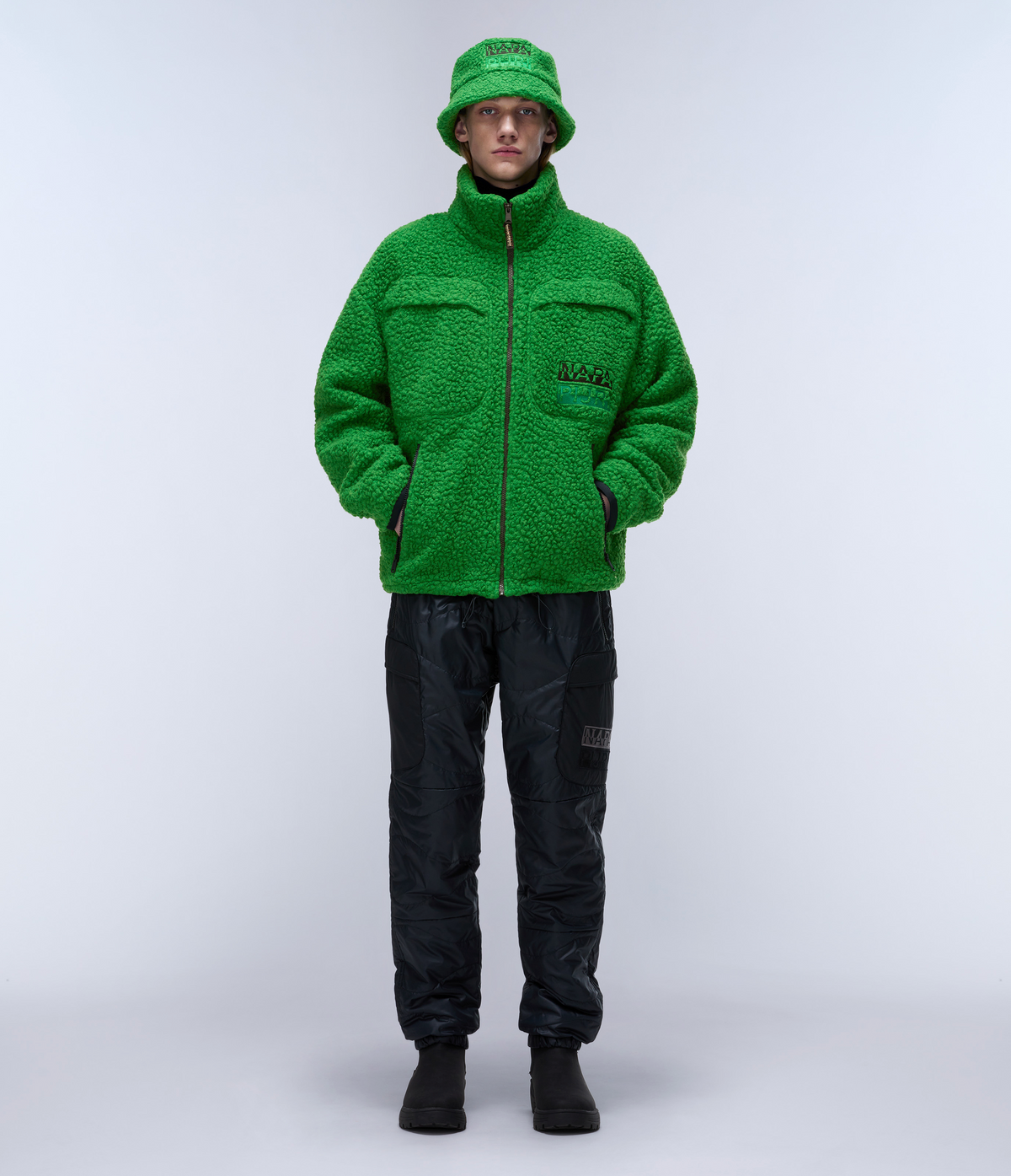 Felpa in Pile con Zip Jaman  - 2