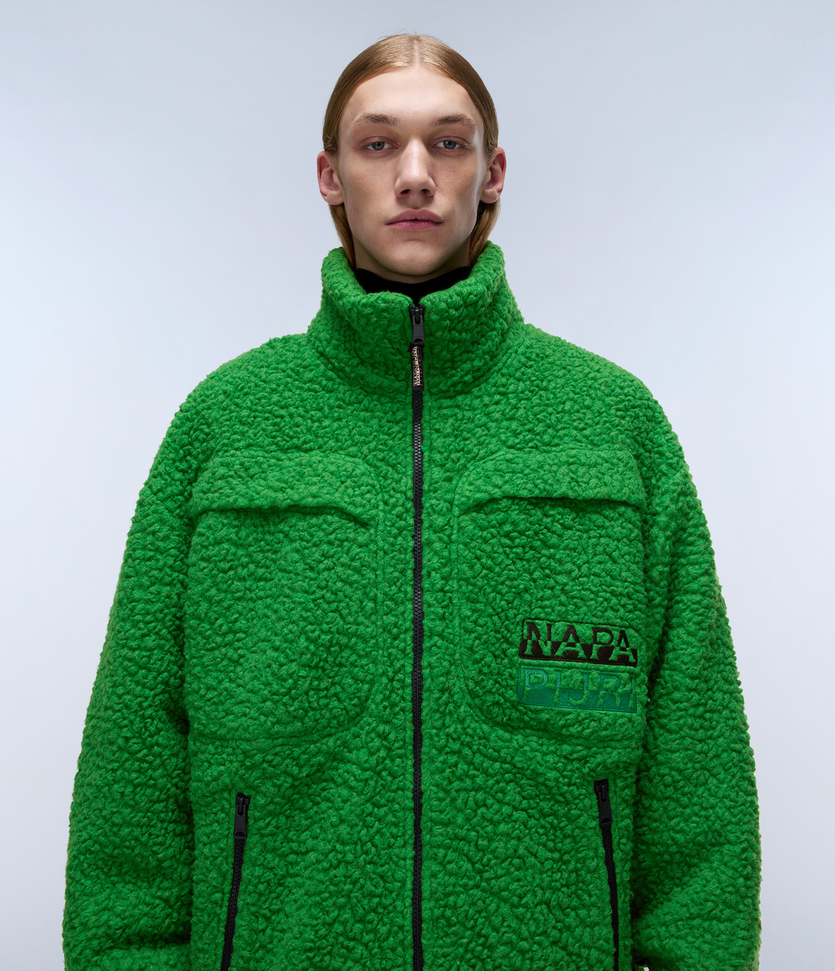 Felpa in Pile con Zip Jaman  - 3