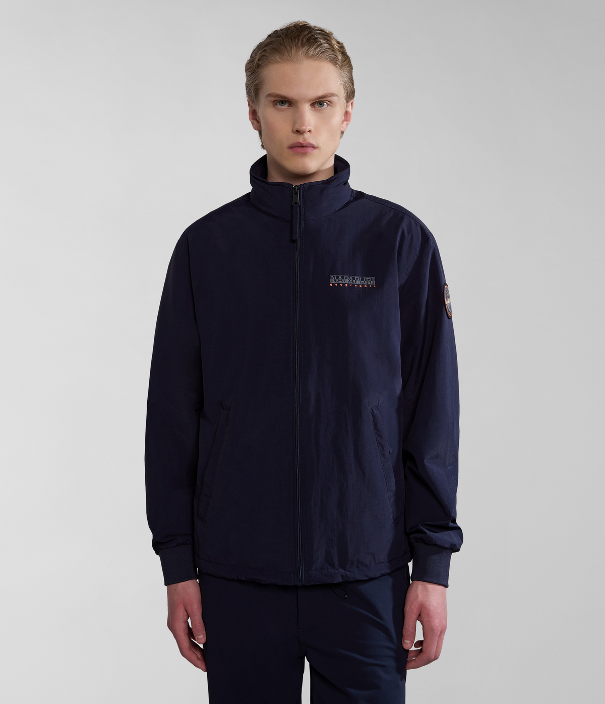 Agard Bomber Jacket Dark Blue - 1